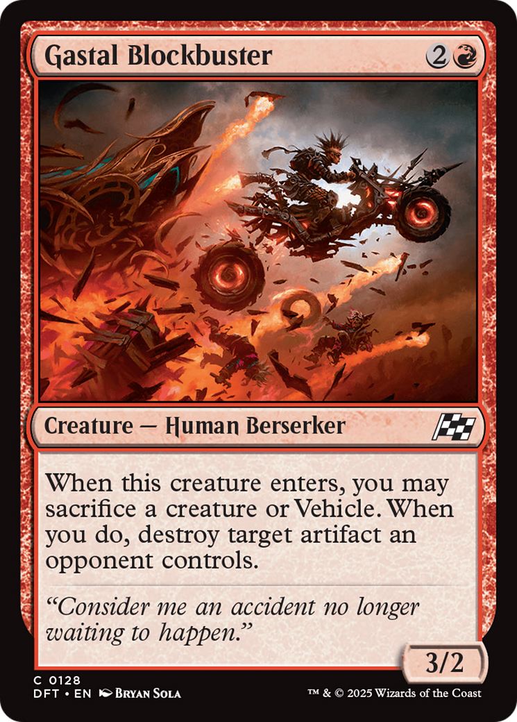 Gastal Blockbuster [Aetherdrift] | Jomio and Rueliete's Cards and Comics