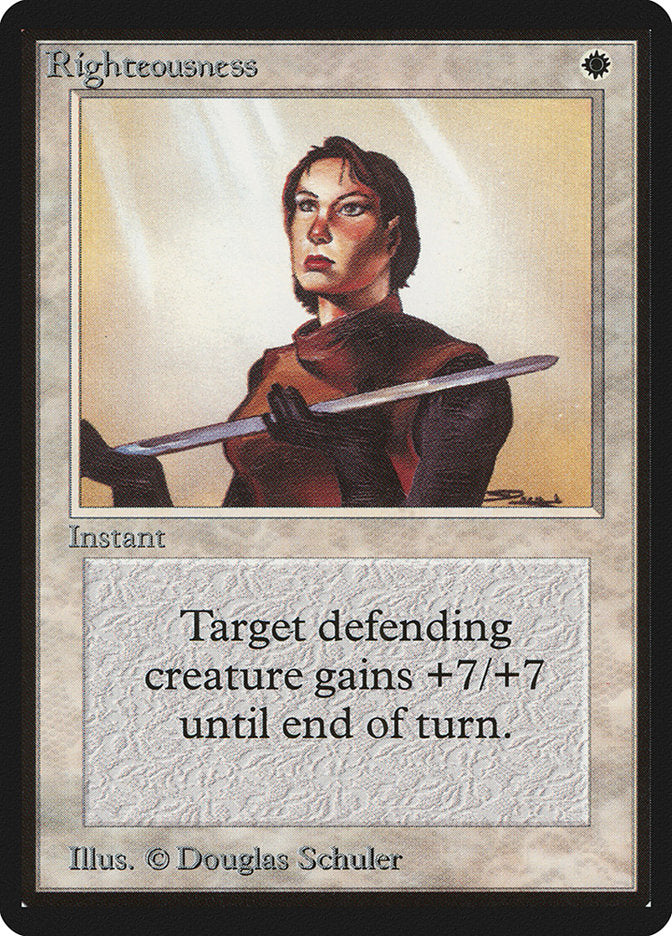 Righteousness [Beta Edition] | Jomio and Rueliete's Cards and Comics