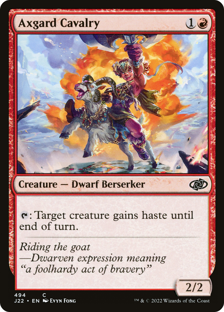 Axgard Cavalry [Jumpstart 2022] | Jomio and Rueliete's Cards and Comics
