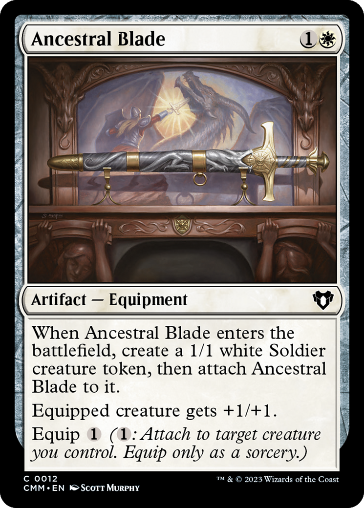Ancestral Blade [Commander Masters] | Jomio and Rueliete's Cards and Comics