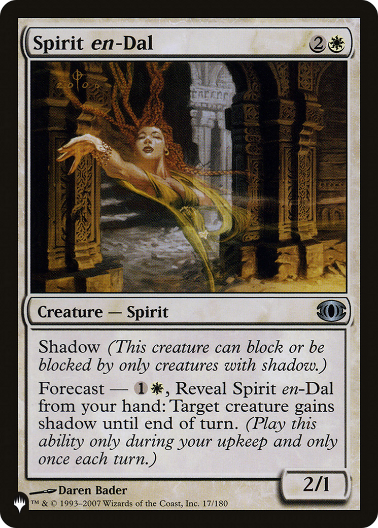 Spirit en-Dal [The List] | Jomio and Rueliete's Cards and Comics