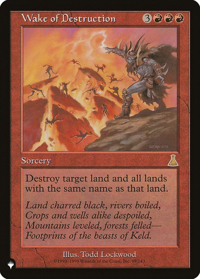 Wake of Destruction [The List] | Jomio and Rueliete's Cards and Comics