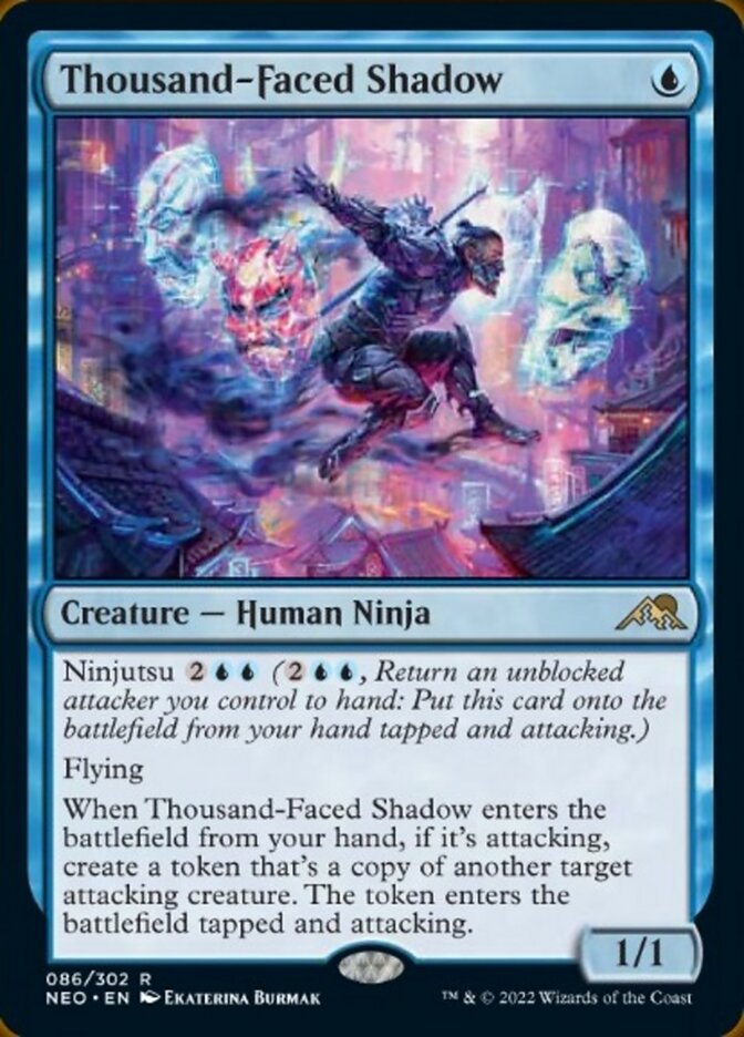 Thousand-Faced Shadow [Kamigawa: Neon Dynasty] | Jomio and Rueliete's Cards and Comics
