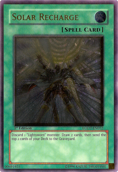 Solar Recharge [LODT-EN052] Ultimate Rare | Jomio and Rueliete's Cards and Comics