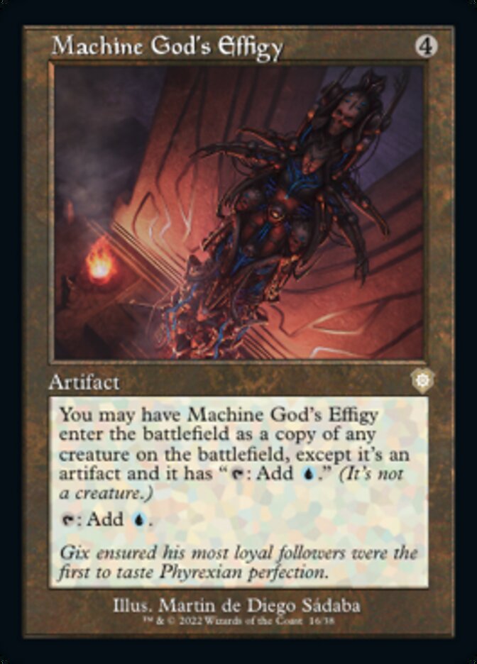 Machine God's Effigy (Retro) [The Brothers' War Commander] | Jomio and Rueliete's Cards and Comics