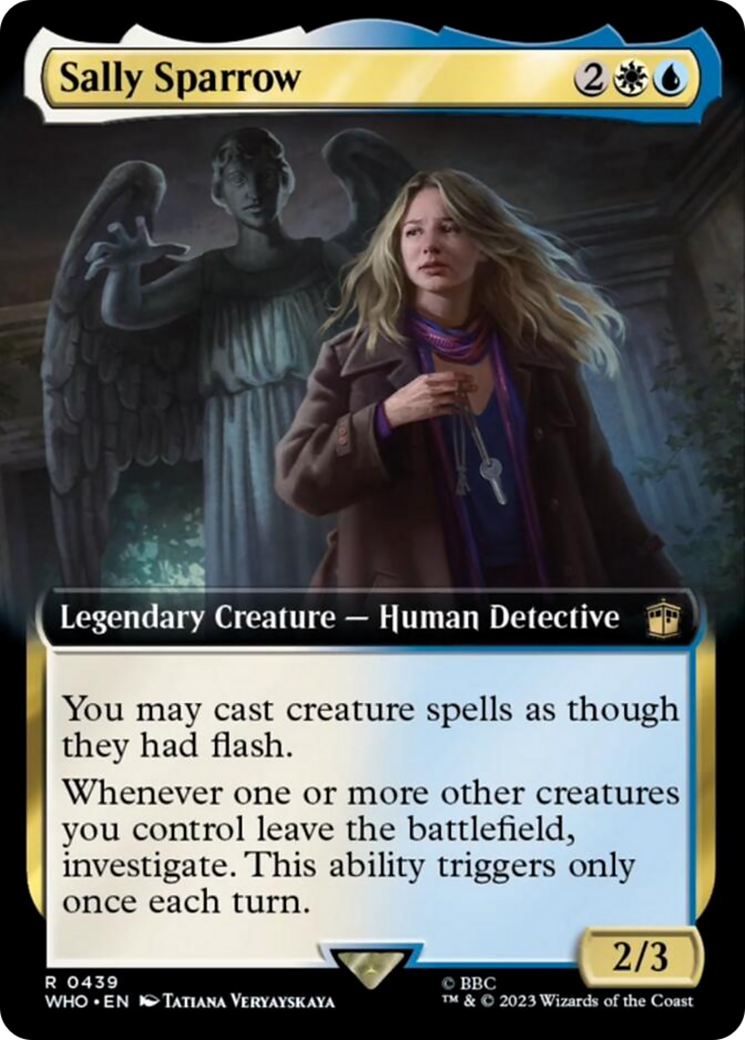 Sally Sparrow (Extended Art) [Doctor Who] | Jomio and Rueliete's Cards and Comics