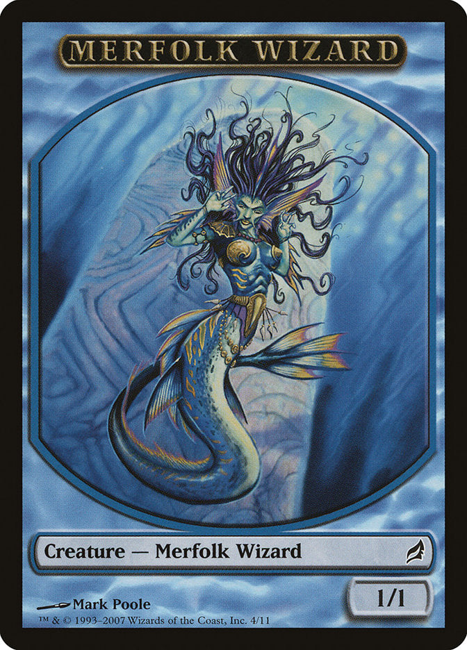 Merfolk Wizard Token [Lorwyn Tokens] | Jomio and Rueliete's Cards and Comics
