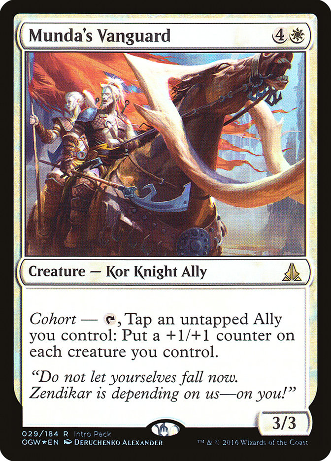 Munda's Vanguard (Intro Pack) [Oath of the Gatewatch Promos] | Jomio and Rueliete's Cards and Comics
