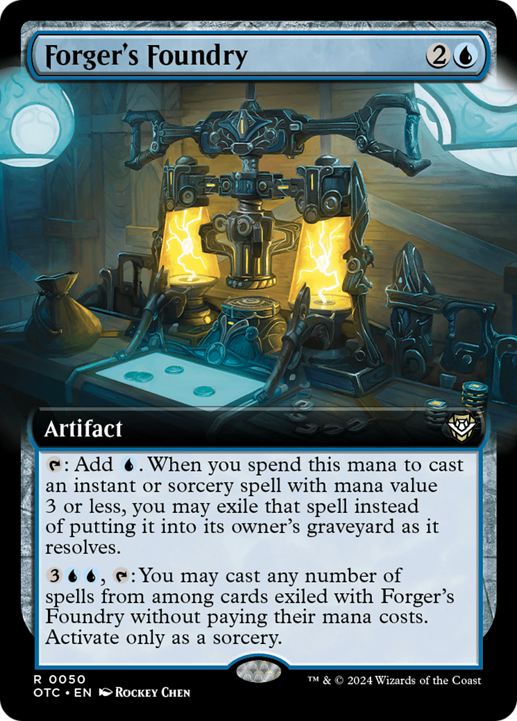 Forger's Foundry (Extended Art) [Outlaws of Thunder Junction Commander] | Jomio and Rueliete's Cards and Comics