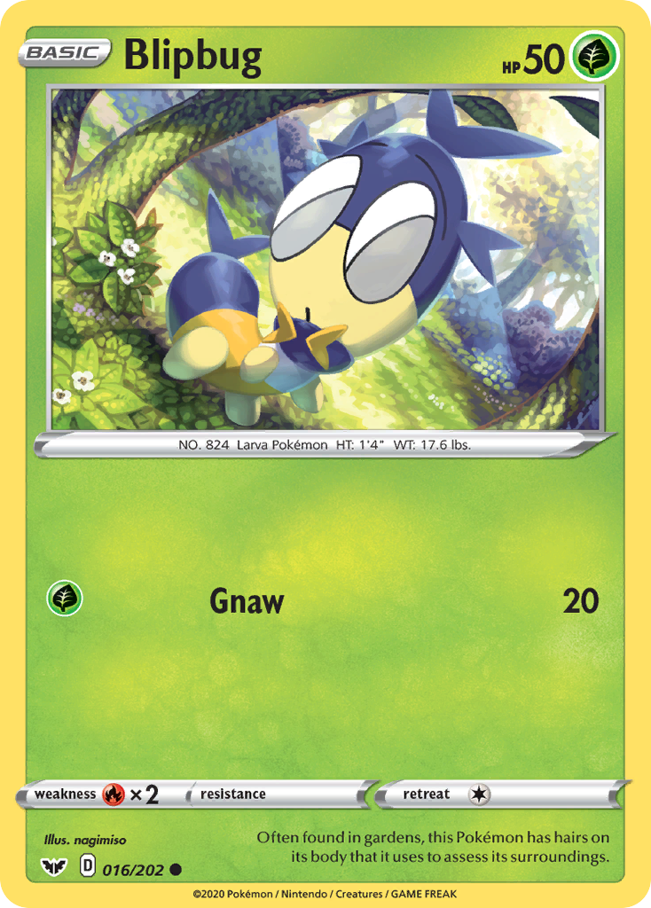 Blipbug (016/202) [Sword & Shield: Base Set] | Jomio and Rueliete's Cards and Comics