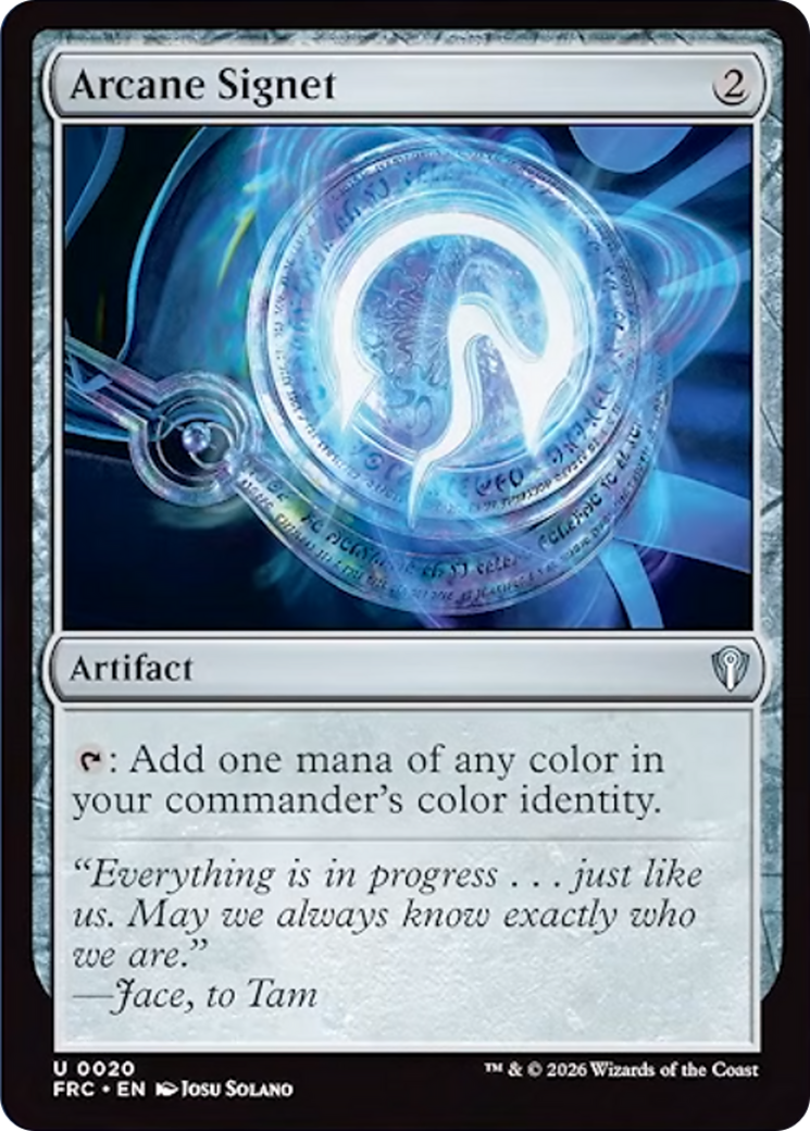 Arcane Signet [Reality Fracture Commander] | Jomio and Rueliete's Cards and Comics