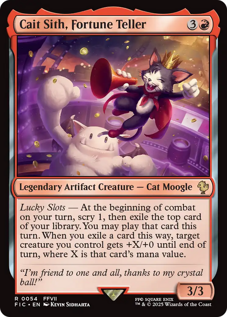 Cait Sith, Fortune Teller [FINAL FANTASY Commander] | Jomio and Rueliete's Cards and Comics