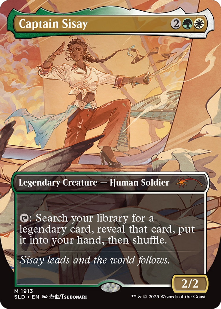 Captain Sisay (1913) (Rainbow Foil) [Secret Lair Drop Series] | Jomio and Rueliete's Cards and Comics