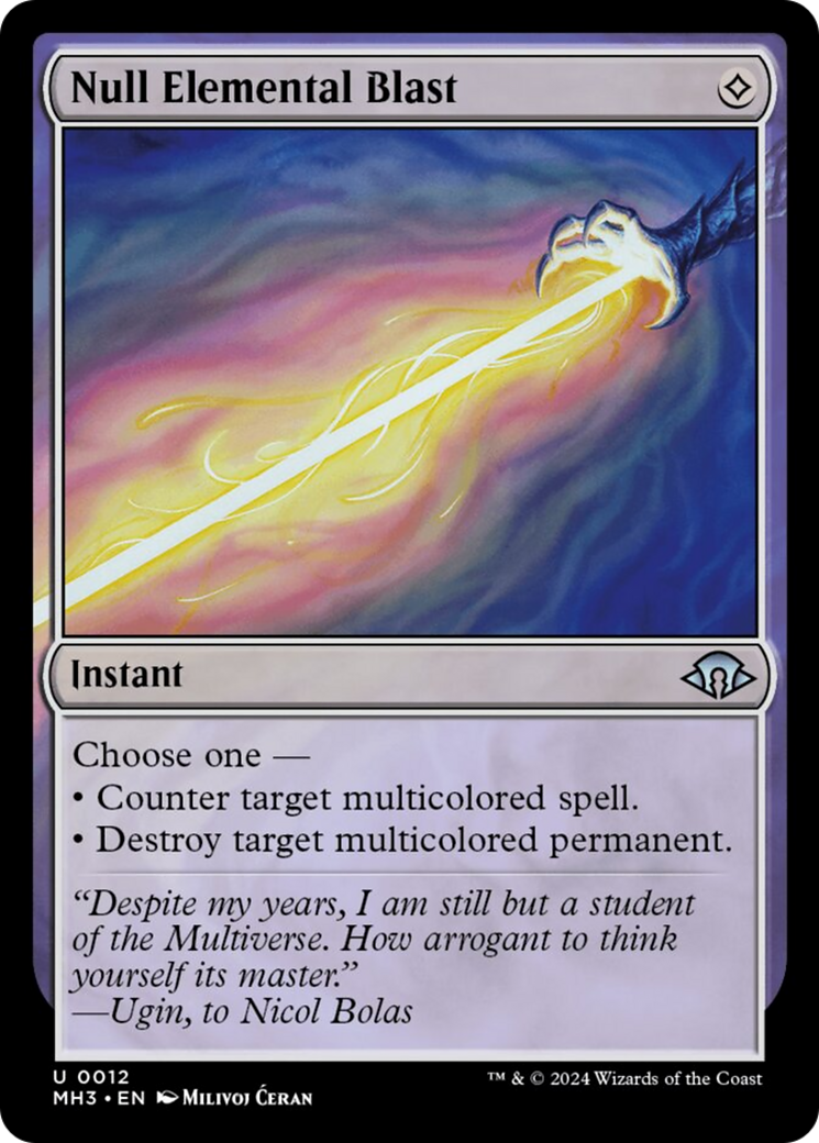 Null Elemental Blast [Modern Horizons 3] | Jomio and Rueliete's Cards and Comics