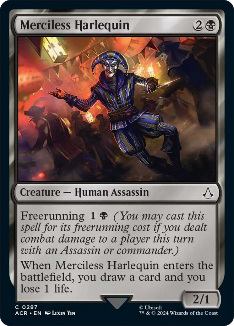 Merciless Harlequin [Assassin's Creed] | Jomio and Rueliete's Cards and Comics