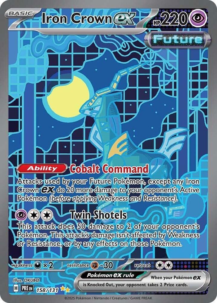 Iron Crown ex (158/131) [Scarlet & Violet: Prismatic Evolutions] | Jomio and Rueliete's Cards and Comics