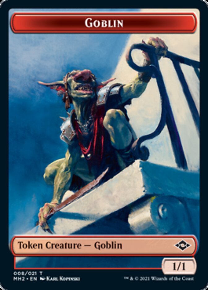 Food (18) // Goblin Double-Sided Token [Modern Horizons 2 Tokens] | Jomio and Rueliete's Cards and Comics