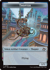 Servo // Thopter (0009) Double-Sided Token [Aetherdrift Tokens] | Jomio and Rueliete's Cards and Comics
