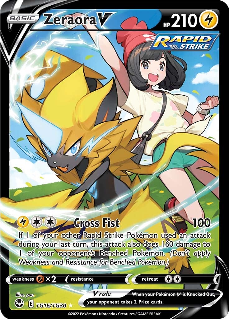 Zeraora V (TG16/TG30) [Sword & Shield: Silver Tempest] | Jomio and Rueliete's Cards and Comics