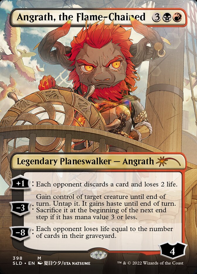 Angrath, the Flame-Chained (Borderless) [Secret Lair Drop Series] | Jomio and Rueliete's Cards and Comics