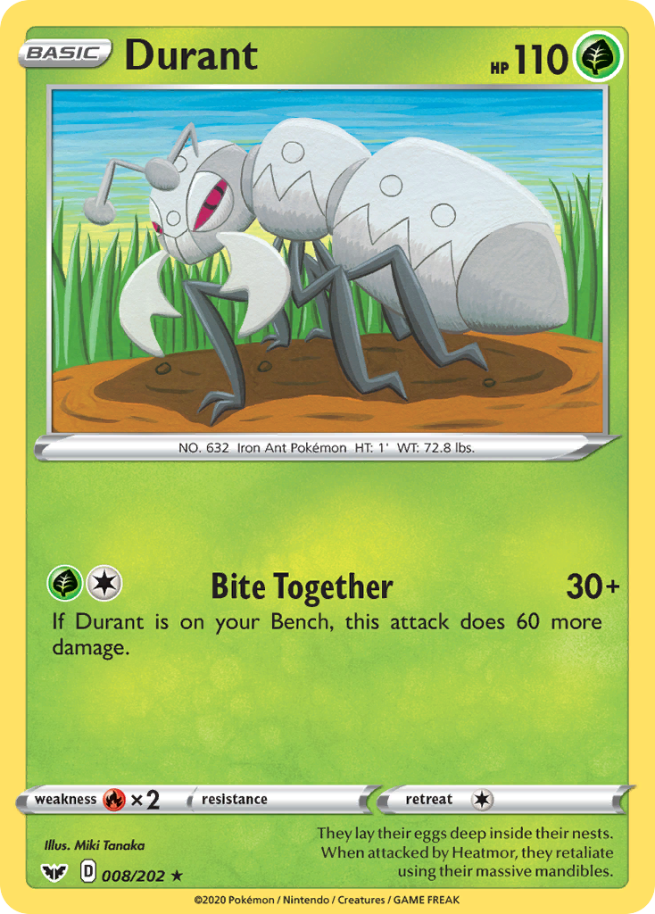 Durant (008/202) [Sword & Shield: Base Set] | Jomio and Rueliete's Cards and Comics