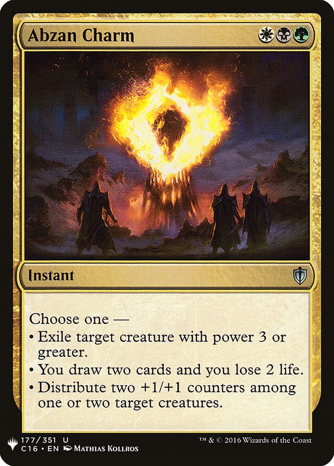 Abzan Charm [Mystery Booster] | Jomio and Rueliete's Cards and Comics