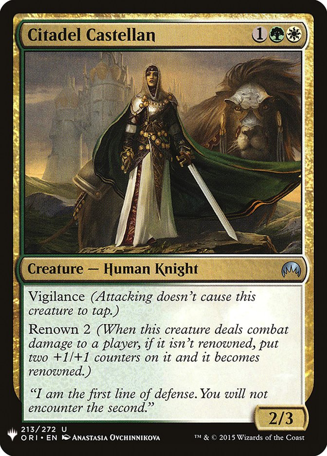 Citadel Castellan [Mystery Booster] | Jomio and Rueliete's Cards and Comics