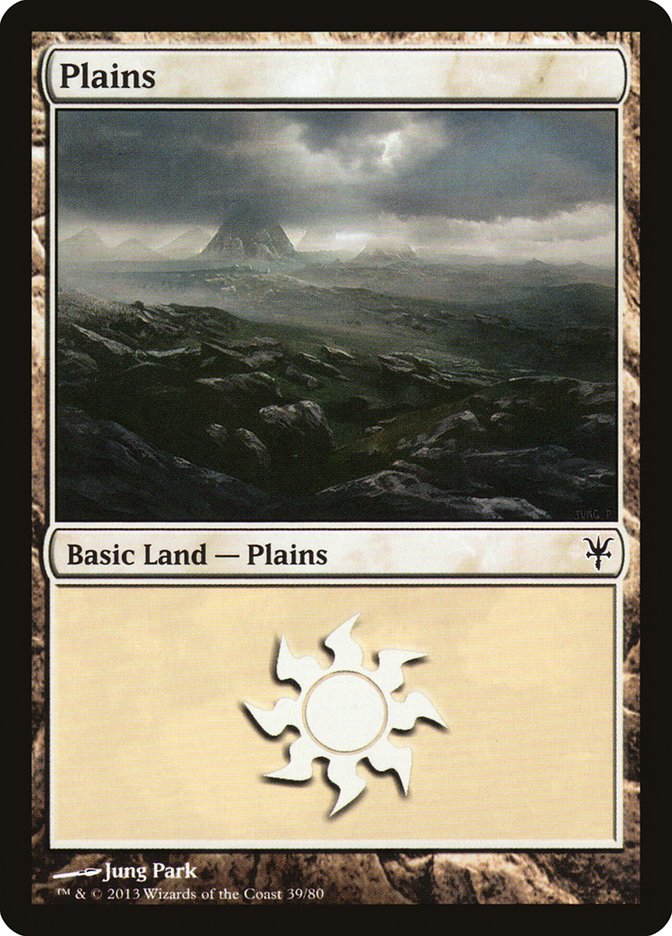 Plains (39) [Duel Decks: Sorin vs. Tibalt] | Jomio and Rueliete's Cards and Comics