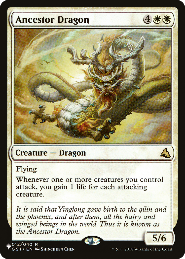Ancestor Dragon [The List] | Jomio and Rueliete's Cards and Comics
