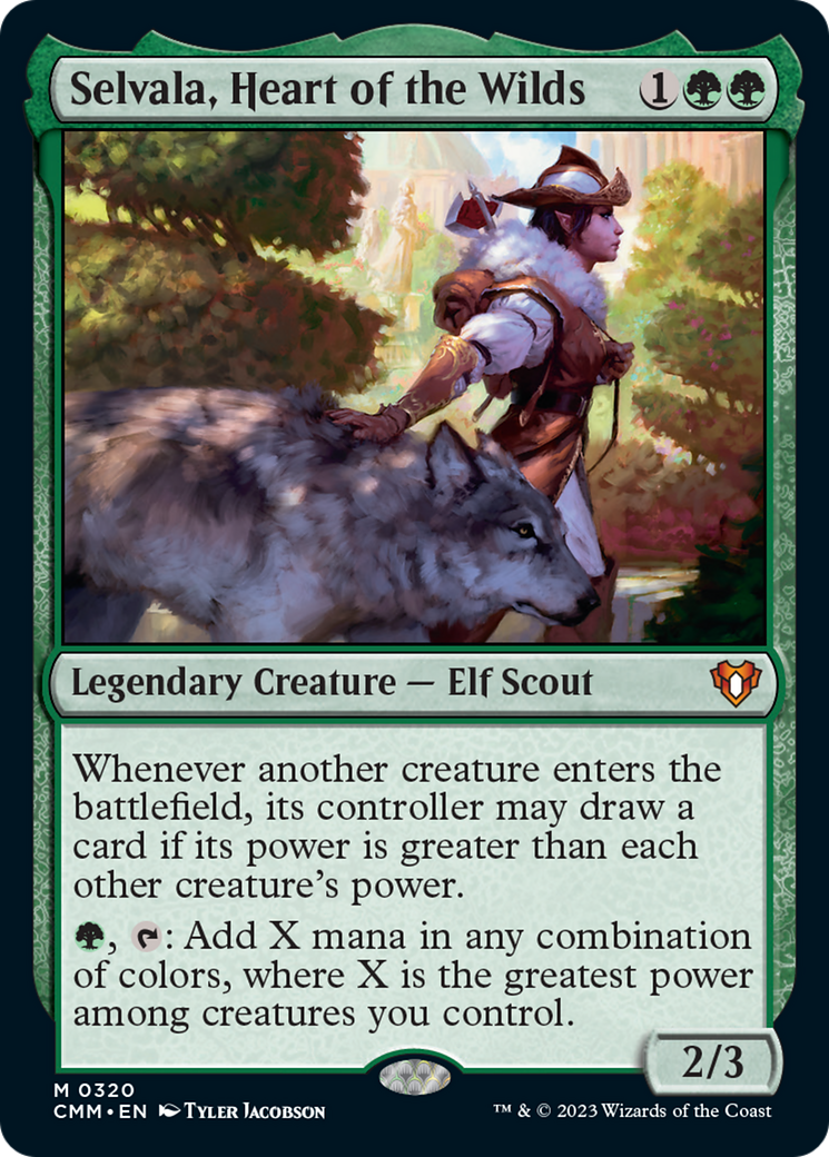 Selvala, Heart of the Wilds [Commander Masters] | Jomio and Rueliete's Cards and Comics