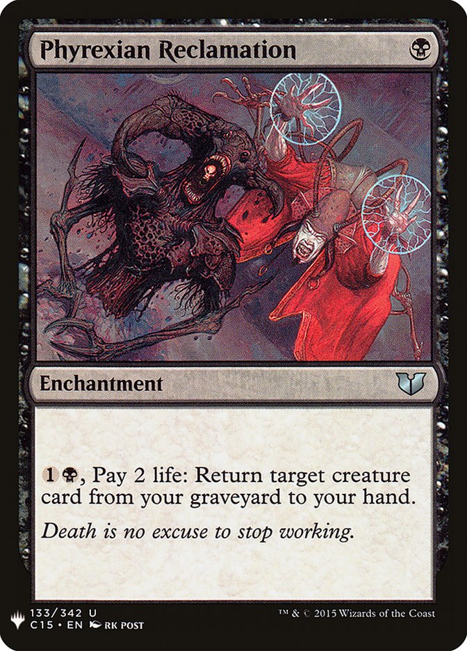 Phyrexian Reclamation [Mystery Booster] | Jomio and Rueliete's Cards and Comics