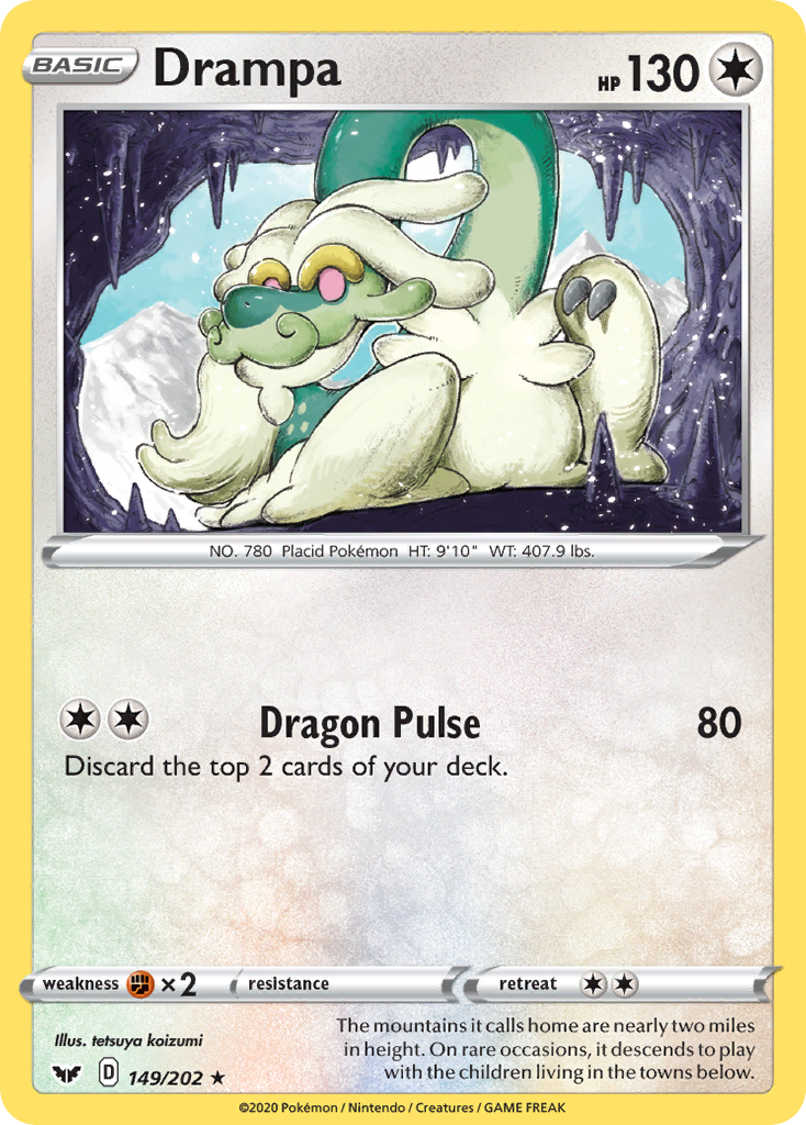 Drampa (149/202) [Sword & Shield: Base Set] | Jomio and Rueliete's Cards and Comics
