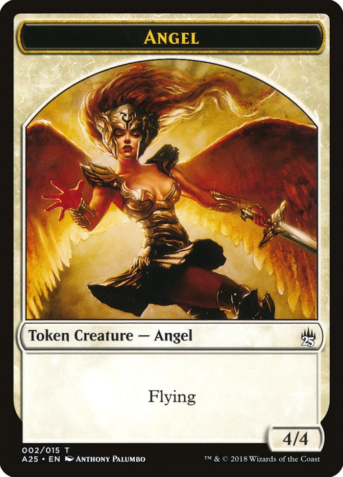 Angel Token [Masters 25 Tokens] | Jomio and Rueliete's Cards and Comics