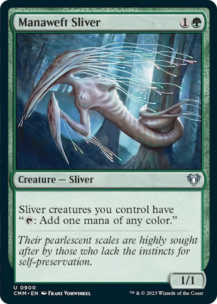 Manaweft Sliver [Commander Masters] | Jomio and Rueliete's Cards and Comics