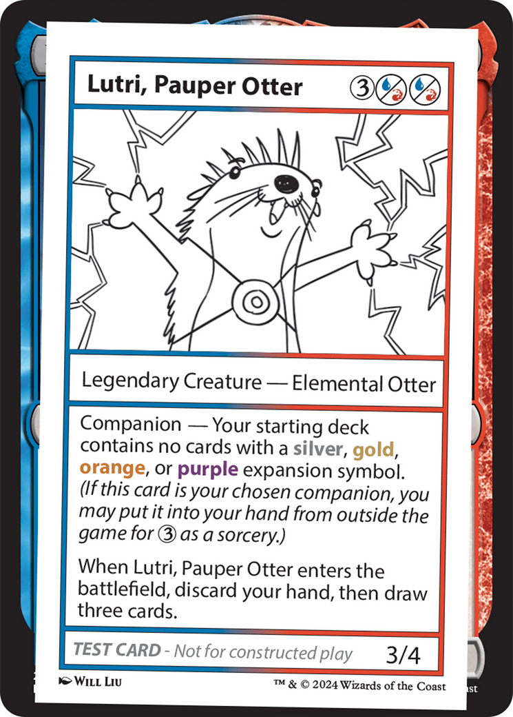 Lutri, Pauper Otter [Mystery Booster 2 Playtest Cards] | Jomio and Rueliete's Cards and Comics