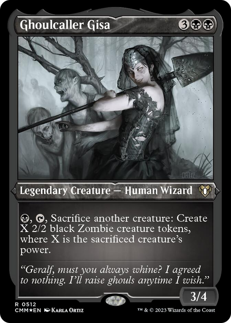 Ghoulcaller Gisa (Foil Etched) [Commander Masters] | Jomio and Rueliete's Cards and Comics