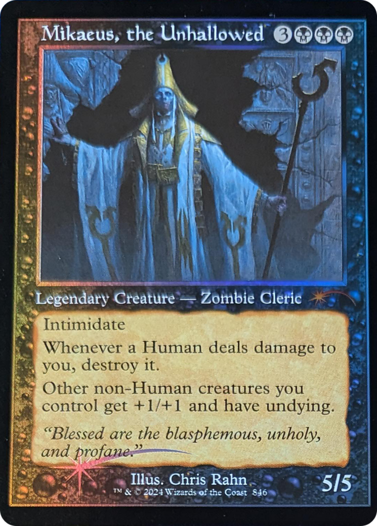 Mikaeus, the Unhallowed (Retro Frame) [Secret Lair Drop Series] | Jomio and Rueliete's Cards and Comics
