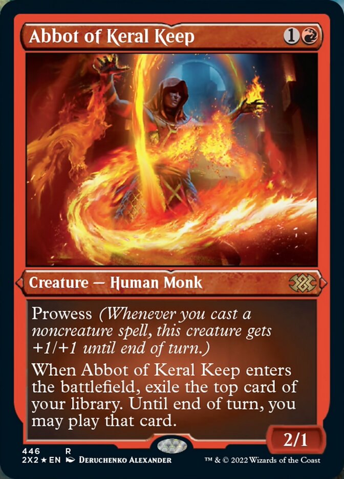 Abbot of Keral Keep (Foil Etched) [Double Masters 2022] | Jomio and Rueliete's Cards and Comics