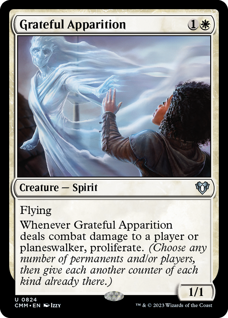Grateful Apparition [Commander Masters] | Jomio and Rueliete's Cards and Comics