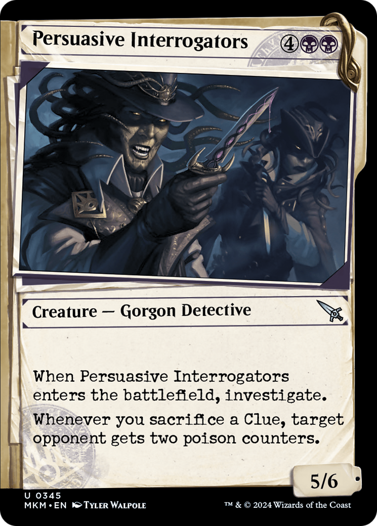 Persuasive Interrogators (Showcase) [Murders at Karlov Manor] | Jomio and Rueliete's Cards and Comics