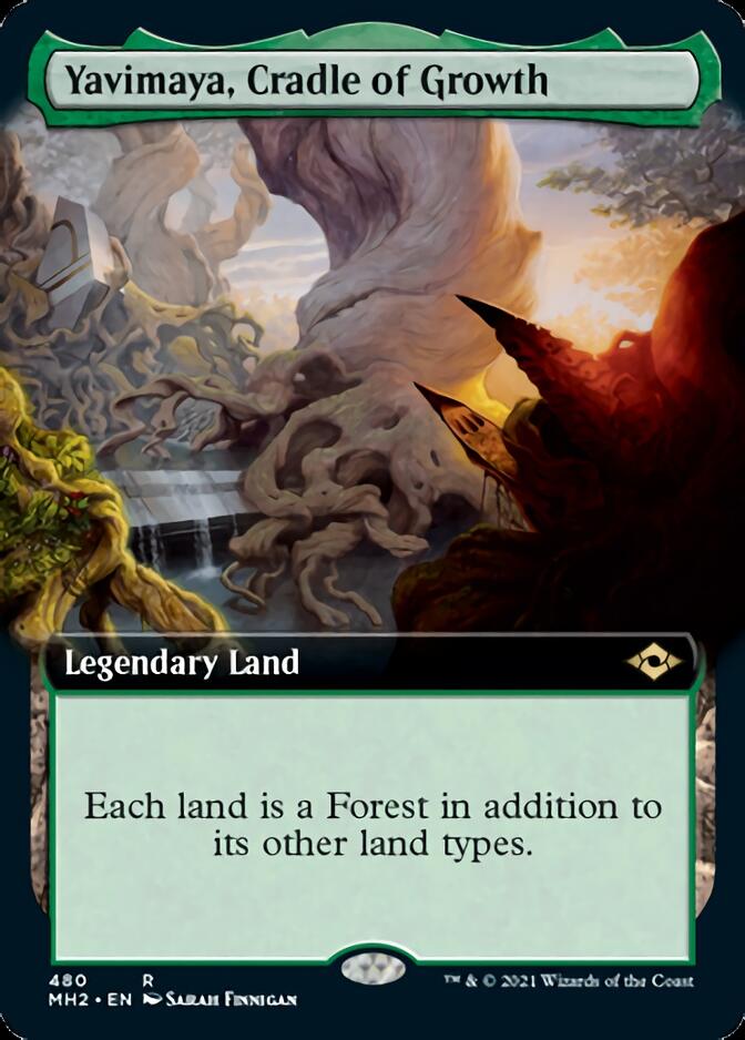 Yavimaya, Cradle of Growth (Extended Art) [Modern Horizons 2] | Jomio and Rueliete's Cards and Comics