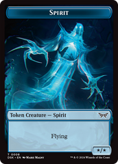Spirit (0008) // Manifest Double-Sided Token [Duskmourn: House of Horror Tokens] | Jomio and Rueliete's Cards and Comics