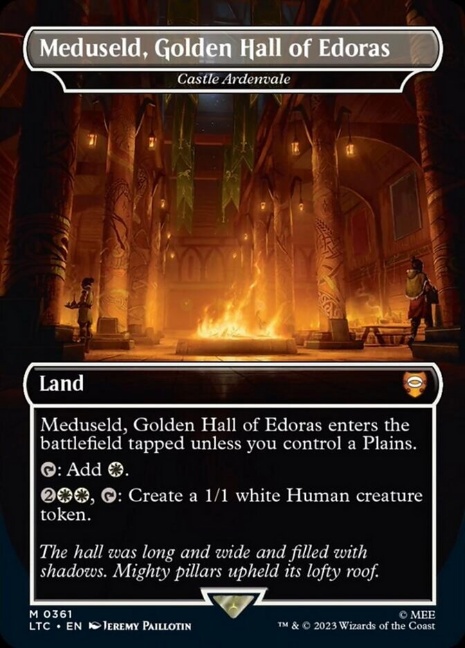 Meduseld, Golden Hall of Edoras - Castle Ardenvale [The Lord of the Rings: Tales of Middle-Earth Commander] | Jomio and Rueliete's Cards and Comics