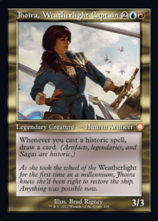 Jhoira, Weatherlight Captain (Retro) [The Brothers' War Commander] | Jomio and Rueliete's Cards and Comics