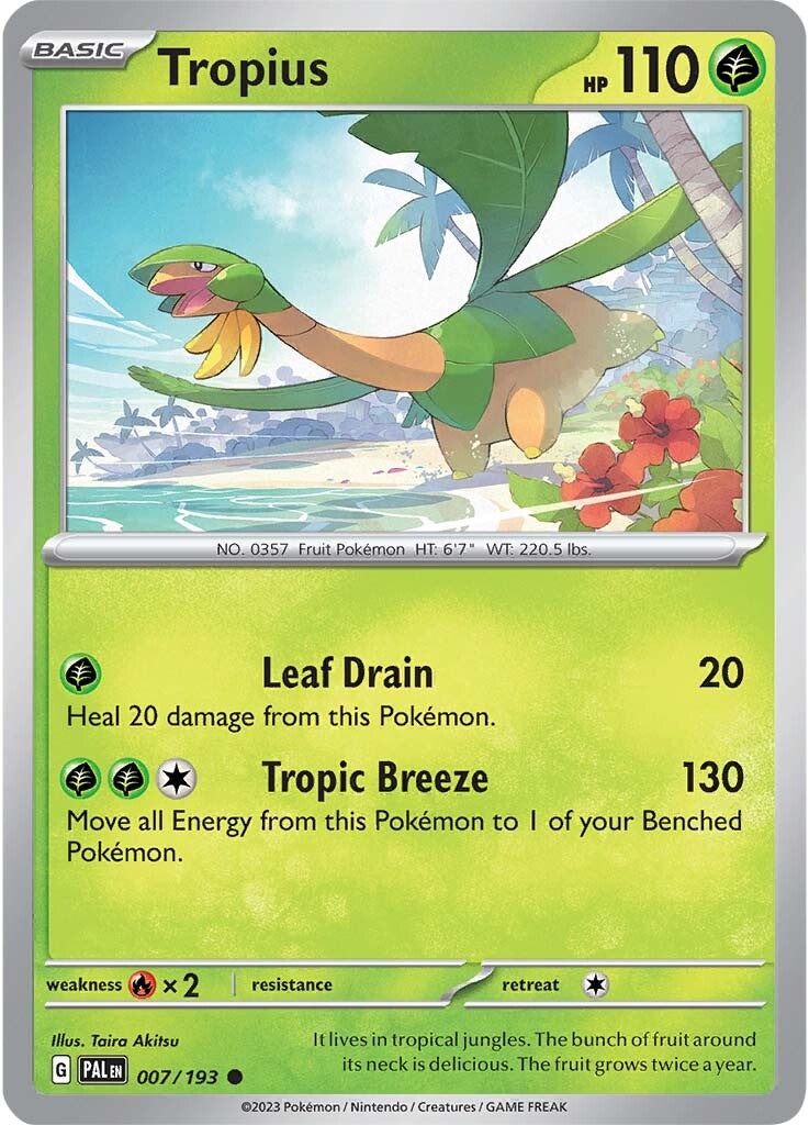Tropius (007/193) [Scarlet & Violet: Paldea Evolved] | Jomio and Rueliete's Cards and Comics