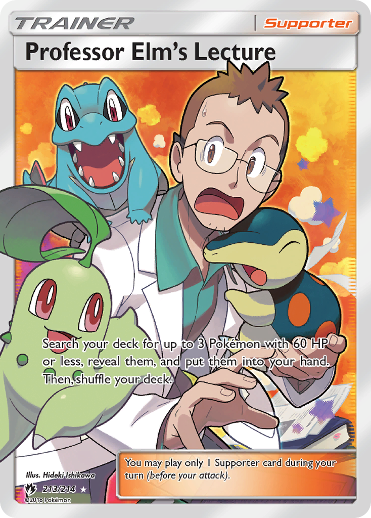 Professor Elm's Lecture (213/214) [Sun & Moon: Lost Thunder] | Jomio and Rueliete's Cards and Comics