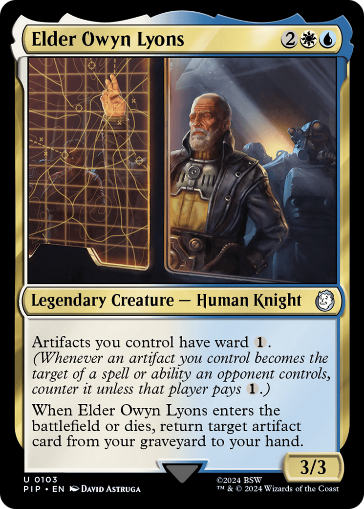 Elder Owyn Lyons [Fallout] | Jomio and Rueliete's Cards and Comics
