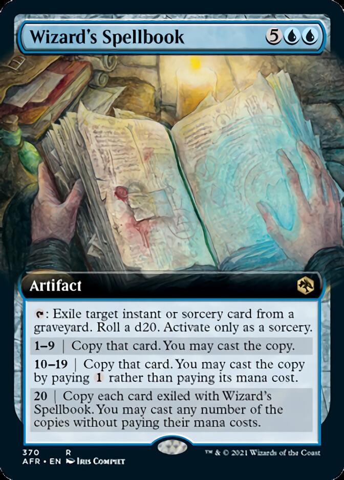 Wizard's Spellbook (Extended Art) [Dungeons & Dragons: Adventures in the Forgotten Realms] | Jomio and Rueliete's Cards and Comics