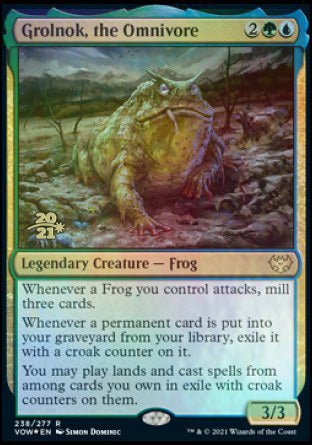 Grolnok, the Omnivore [Innistrad: Crimson Vow Prerelease Promos] | Jomio and Rueliete's Cards and Comics