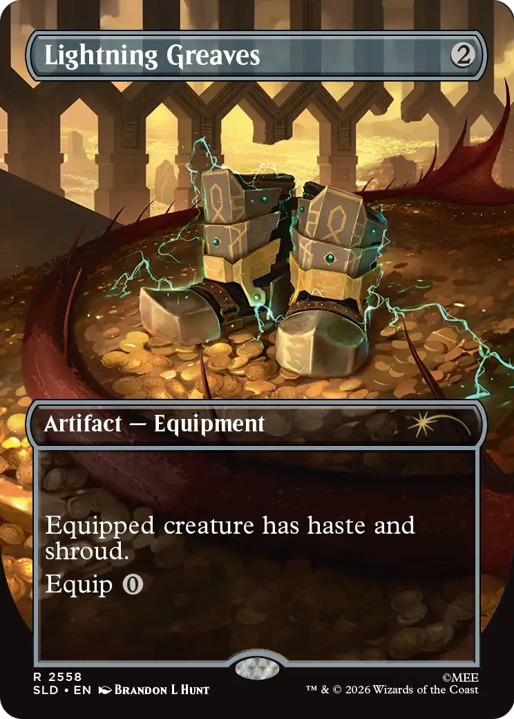 Lightning Greaves (2558) [Secret Lair Drop Series] | Jomio and Rueliete's Cards and Comics